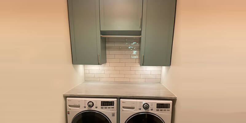 Cabinet making Laundry Room