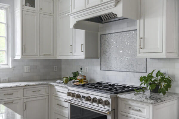 White Kitchen remodel image  